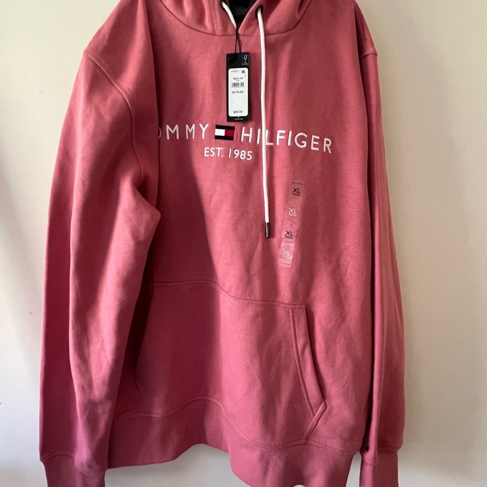 Tommy Hilfiger Men's Pink Hoodie